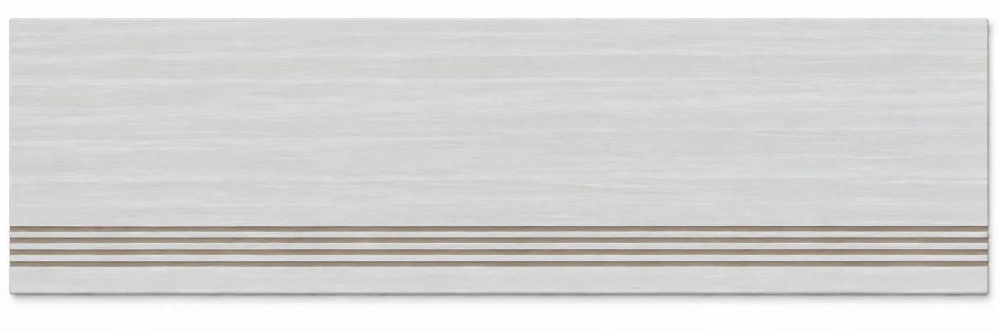 Stepnosing Set Linear Pearl, motif Garis Mutiara, ukuran 30 x 120 cm