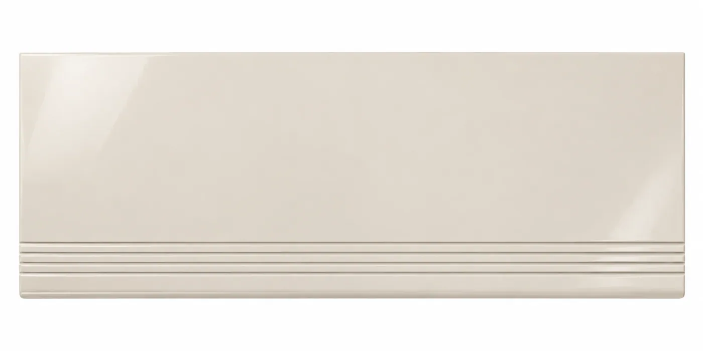 Stepnosing Set Warm Alabaster, motif Putih Hangat, ukuran 30 x 60 cm